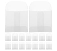 HORIALENCE 100pcs Coin Envelopes: Translucent Small Parts Pouches - Mini Glassine Paper Bag for Stamps Coin Collecting Earrings Photo Necklace Lottery Ticket Card Clear