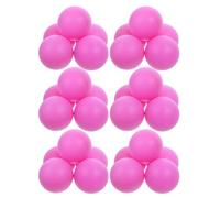 HORIALENCE 100pcs Seamless Matte Plastic Table Tennis Balls 40mm Blank Non-marked Lottery Raffle Balls for Classroom Games and School Activities with Resilient Pp Material