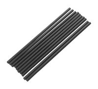 HORIALENCE 10pcs Carbon Fiber Fishing Rod Repair Sticks Solid Tube Inserts Lightweight and Efficient Repair for Broken Fishing Rod Sections Outdoors