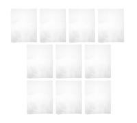 HORIALENCE 10pcs Clear Protective Book Cover: Transparent Plastic Book Sleeve - Waterproof 16K Textbook Protector for Journals and Daily Planners - School Supplies