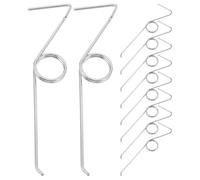 HORIALENCE 10pcs Ladder Accessory Lock Spring - Guide Tooth Circlip Kit - Universal Replacement Parts for All Types of Extension and A-Frame Ladders
