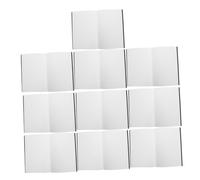 HORIALENCE 10pcs Mini Blank Kraft Paper Notebook A5 Unlined Sketchbook Firm Linestitched Binding, Resists Bending, Versatile Usage for Students and Artists in Work and Group Collaborations