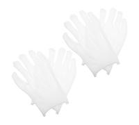 HORIALENCE 12pairs Reusable Cotton Yarn Gloves for Hand Care Multi Functional Etiquette Gloves Lightweight Wear Resistant for Jewelry Inspection Driving Performance