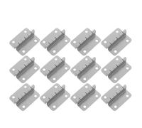 HORIALENCE 12PCS Four Fold 180 Degree Hinges - Small Metal Chest Hinges for Wood Case, Toy Box Hardware, Cabinet Furniture, Jewelry Boxes