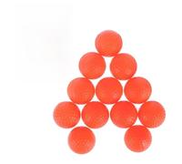 HORIALENCE 12pcs Orange Pp Indoor Practice Golf Ball for Exercise Field Use