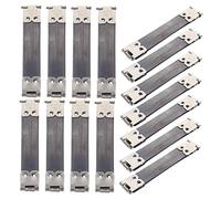 HORIALENCE 16Pcs Flexible Handbag Frame Replacement for DIY Sewing Projects Compact Purse Hinges for Leather Fabric Canvas Crafting