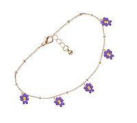 HORIALENCE 1Pc Adjustable Daisy Shaped Women Necklace Delicate Fresh Style Bead Neck Chain for Friends and Loved Ones Elegant and Charming Accessory for Any Occasion