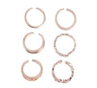 HORIALENCE 1Set Creative Toe Jewelry Hollow out Heart Rhinestone Inlaid Rings for Women Fashionable Decor for Stylish Occasions Choice for Loved Ones