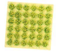 HORIALENCE 1Sheet DIY Static Flower Tuft Model Railroad Scenery of Fake Flower Clusters for Table Decor Photography Props and Miniature Landscapes