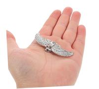 HORIALENCE 2 Pcs Angel Wing Rhinestone Shoe Clips Detachable Crystal Buckles for Wedding Party High Heels Decoration Accessories White Glamorous Shoe Charms