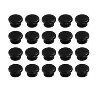HORIALENCE 200pcs Plastic Shoe Buckle DIY Shoe Charm Button Black Plastic Easy to Attach DIY Projects