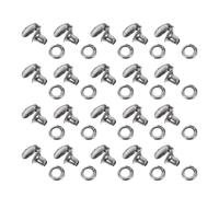 HORIALENCE 20pcs Brass Shoelace Buckles with Wear-Resistant and Weather-Resistant Features, Suitable for Rope and Shoelace, for DIY Projects and Daily Life Boot Repair Accessories
