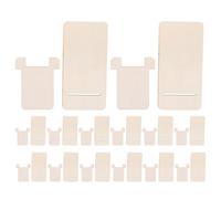 HORIALENCE 20pcs DIY Wooden Phone Stand - Detachable Tablet Holder for Video Calls - Unfinished Cellphone Rack Craft for Painting Coloring Projects - Desktop & Travel Use 5.87x2.95x2.95Inch