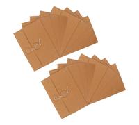 HORIALENCE 20pcs Wedding Envelopes Card Holders Kraft Paper Writing Paper Holder with Winding Design and Preventing Fall Off Retro Style for Wedding Invitations and Writing Letter Documents