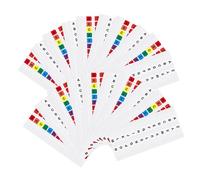 HORIALENCE 20sets Small Alphabetical Index Tabs Page Stickers Tabs for Books Page English Letters Markers