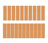 HORIALENCE 21pcs Cork Cord Labels Wire Labels 2.55x0.59x0.04inch Waterproof Oil-Proof Self-Adhesive for Office and Car Electrical Cord Identification