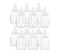 HORIALENCE 24pcs Clear Bottle Candy Boxes Elegant Party Favors for Shower Versatile Fillable Sweet Jars for Trinkets Transparent Gift for for for Packaging for Guests