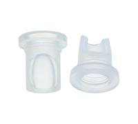 HORIALENCE 2pcs Beer Dispenser System Accessories - Duckbill Check Valves and Coupler Fittings for Beer Keg Maintenance, Draft Flow Control and Keg Component Replacement