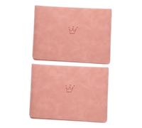 HORIALENCE 2pcs Birth Certificate Holder Organizer Fake Leather Document Sleeve Protector for Secure Storage of Vital Records Lightweight and Versatile Compatibility