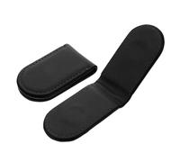 HORIALENCE 2pcs Clip Holder Pu Leather Cash Clip Wallet for Men Elegant Design for Credit Cards Cash Portable Magnetic for Everyday Use
