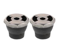 HORIALENCE 2pcs Commercial Gas Stove Air Damper - 3/4 Inch Replacement Air Control Valve - Adjustable Ventilation Opening for Restaurant Kitchen Wok Range Burner