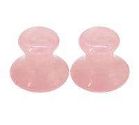 HORIALENCE 2pcs Facial Reflexology Tools Spa Massaging Tool Natural Powder Crystal Scraping Plates Designed for Face Massage and Foot Massage, Skin Suppleness and Relieving a Beautiful