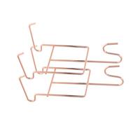 HORIALENCE 2pcs Iron Art Coffee Mug Rack Elegant Cup Organizer for Kitchen Restaurant Multi Functional Drying Stand for Tea Cups Dishes Space Saving Design