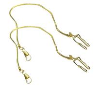 HORIALENCE 2pcs Metal Pocket Watch Chain Hanger for Men Purse Chains Suitable for Waistcoat Belt Pocket Watch Parts