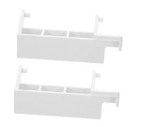HORIALENCE 2pcs Microwave Door Switch Replacement Parts Sensitive Latch for Secure Closure Easy Tool Installation Durable Design Compatible with Various Brands and Models