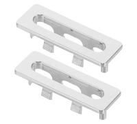 HORIALENCE 2pcs Plastic Basin Insert Overflow Trim Ring Sink Hole Cover for Bathroom Kitchen Wash Basin Overflow Cap Fit