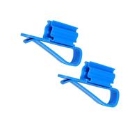 HORIALENCE 2pcs Plastic Fish Tank Hose Pipe Clips 16mm Adjustable Water Change Fixed Clamps for Aquarium Hose Holding Blue Colour Random Color