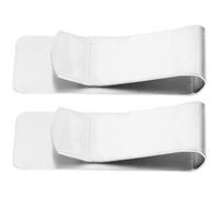 HORIALENCE 2pcs Stainless Steel Metal Bill Holder Money Clip Portable Small Check Storage Clip for Office Use for Paper Bills and Coins Management