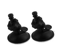 HORIALENCE 2pcs Suction Cup Mount for Dash Cam Strong Hold Reusable Quick Installation for Smooth Surfaces Durable Base Camera Portable Windshield Holder