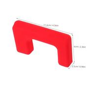 HORIALENCE 2pcs Trailer Hitch Receiver Covers for Cars Trucks Rvs Silicone Front Bumper Tow Hook Protectors Fit for Enhanced Stability and Vibration Reduction in Daily and Complex Road Use