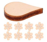 HORIALENCE 300pcs Teardrop Shape Wooden Cutouts for Crafts Unfinished Water Drop Shaped Wood for DIY Boys and Girls Painting Wooden Shapes for Crafts and Teardrop Ornaments