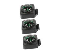HORIALENCE 3pcs Adjustable Car Dashboard Compass Ball High Compass for Automotive Use Durable Design for Car Boat Motorcycle and Outdoor Adventures