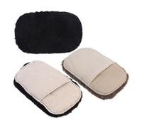 HORIALENCE 3pcs Leather Shoe Polishing Gloves Large Thick Handheld Applicator with Soft Cloth for Gentle Cleaning and Efficient Shine Shoes Boots and Leather Goods Random Color