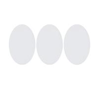 HORIALENCE 3pcs Oval Cotton Canvas Panels for Painting, 11.8 X 7.9 Inches, Optimal Paint Absorption and Vibrant Hues, Suitable for Acrylic, Oil, Watercolour, DIY Crafts and Artists Studios
