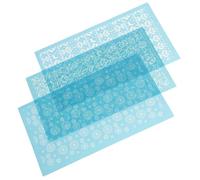 HORIALENCE 3pcs Polymer Clay Printing Molds for DIY Earrings Making, Soft Clay Texture Stamps Pottery Craft Tools for Jewelry Supplies