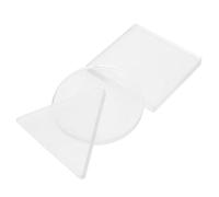 HORIALENCE 3pcs Reusable Gel Printing Plates for Artists with Nonstick Surface and Soft Silica Gel Material Rectangular and Square Plates at School Or Home