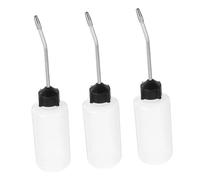 HORIALENCE 3pcs Sewing Machine Oil Can Set with Iron Spout and Cap 120ml Small Oil Dispenser Bottles for Sewing Machine Maintenance and Kitchen Use