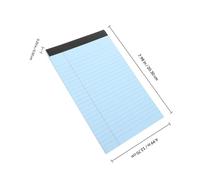 HORIALENCE 4 Books Tearable Notepad Legal Pad A5 Size 50 Sheets Per Book Paper Material Portable Practical Functions Fashionable Design for Teachers and Office Workers Random Color
