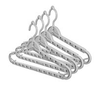 HORIALENCE 4 Pcs Retractable Folding Clothes Hangers Extra Wide Hangers with Rotatable Hook and Clips for Coats Quilts and More Strong Load Bearing Capacity Flexible Stretching