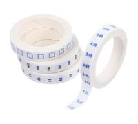 HORIALENCE 4 Rolls White Washi Paper Tape for Time Management and Weekly Date Planning, Versatile and Decorative for Scrapbooks and Decorating Planners Simple Clean Design