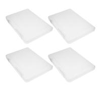 HORIALENCE 4pcs A5 File Project Case Plastic Files Storage Box 9.51x6.68x0.79in Large-Capacity Portable Lid Design Office and Home Holder