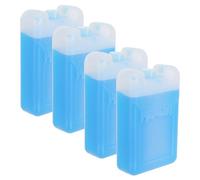 HORIALENCE 4pcs Reusable Flexible Ice Blocks for Portable Cooler Boxes and Fan Air Cooler Packs, Made of High-density Resin Plastic, Maintain Low Temperatures for Daily Cooling Needs
