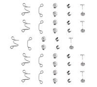 HORIALENCE 5 Sets Adjustable Nail-Free Daisy Non-Slip Jeans Waist Buckles Detachable Pants Button Fasteners for Waist Reducer and Trouser Adjuster Accessories