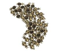 HORIALENCE 50Pcs Vintage Alien Alloy Charms for DIY Jewelry Making Unique Pendants for Earrings Necklaces and Craft Projects Durable Decorative Accessories for Creative Designs