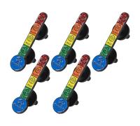 HORIALENCE 5pcs Fun Feelings Brooch Alloy Brooch Set Unique Lapel Pin Creative Artistic Metal Portable Design for Personalizing Backpacks and Jackets Special Occasions