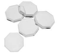 HORIALENCE 5pcs Glass Pattern Weights for Sewing Fabric Cutting, Octagon Ergonomic Shape with Consistent Weights, Never Damage Fabric, for Dressmaking and Quilting Accessories